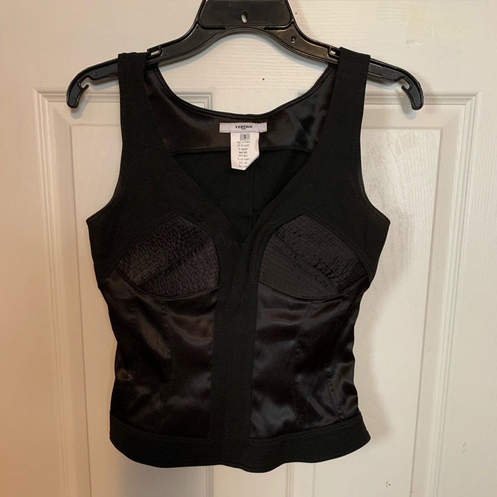 Black designer vest